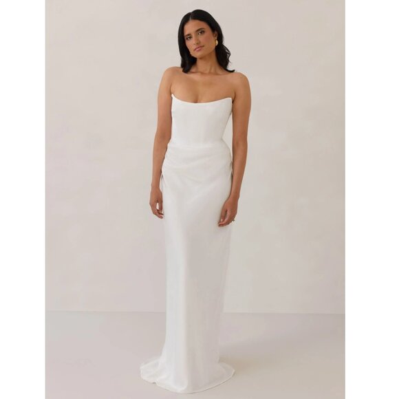 Park & Fifth Dresses & Skirts - Park & Fifth Cardero Strapless Dress – XS – Ivory Bridal/Reception Gown